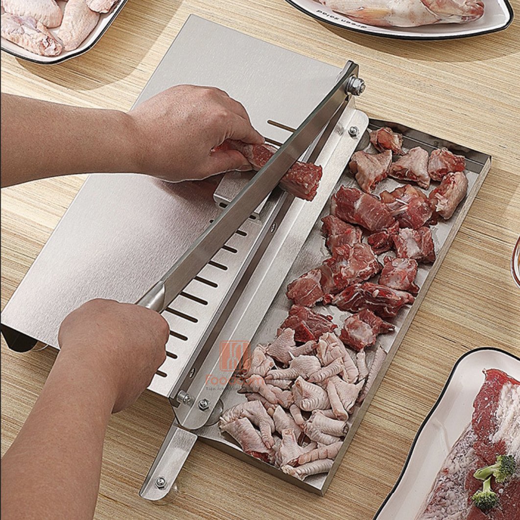 Dao cắt gà, thịt, sườn, đồ đông lạnh Foodcom, phiên bản Eco 23cm