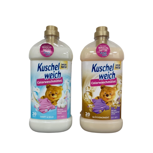 Nước giặt giữ màu dịu nhẹ KUSCHELWEICH bé yêu chai 1.32L